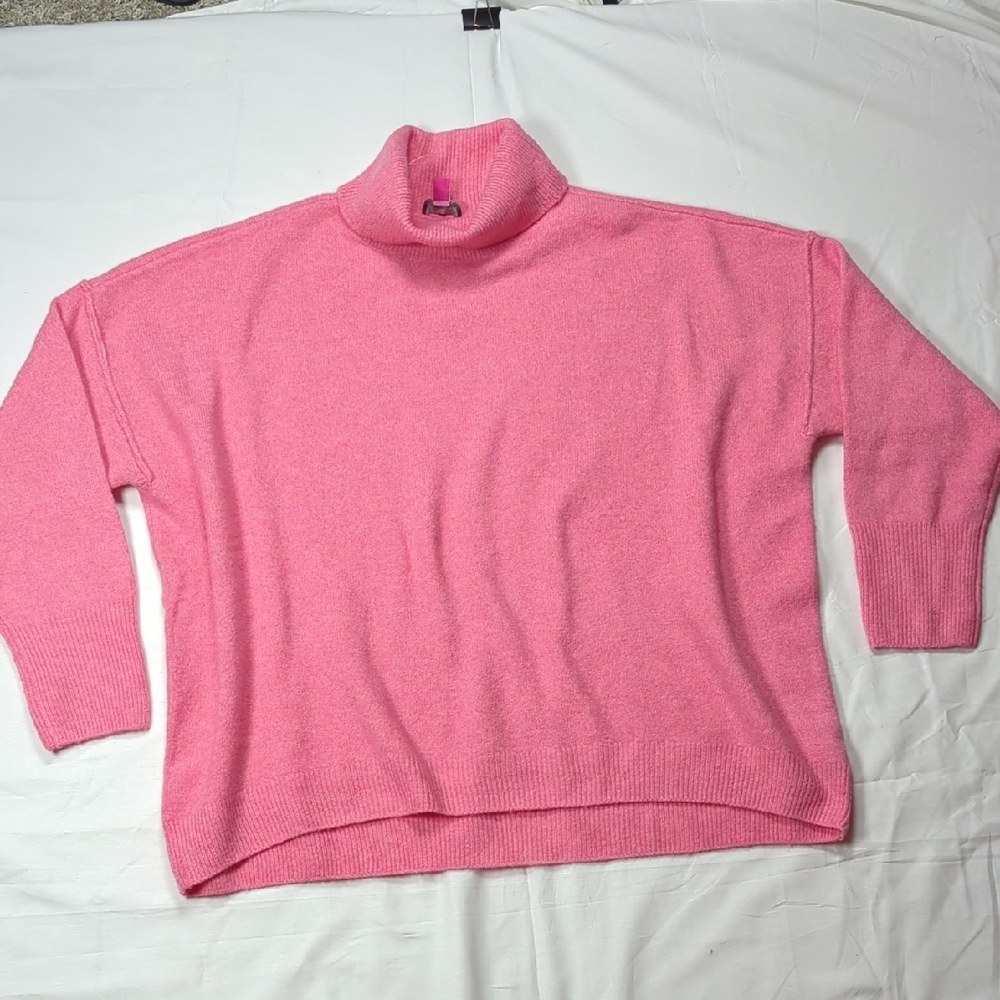 Vince Camuto Pink Turtleneck Sweater